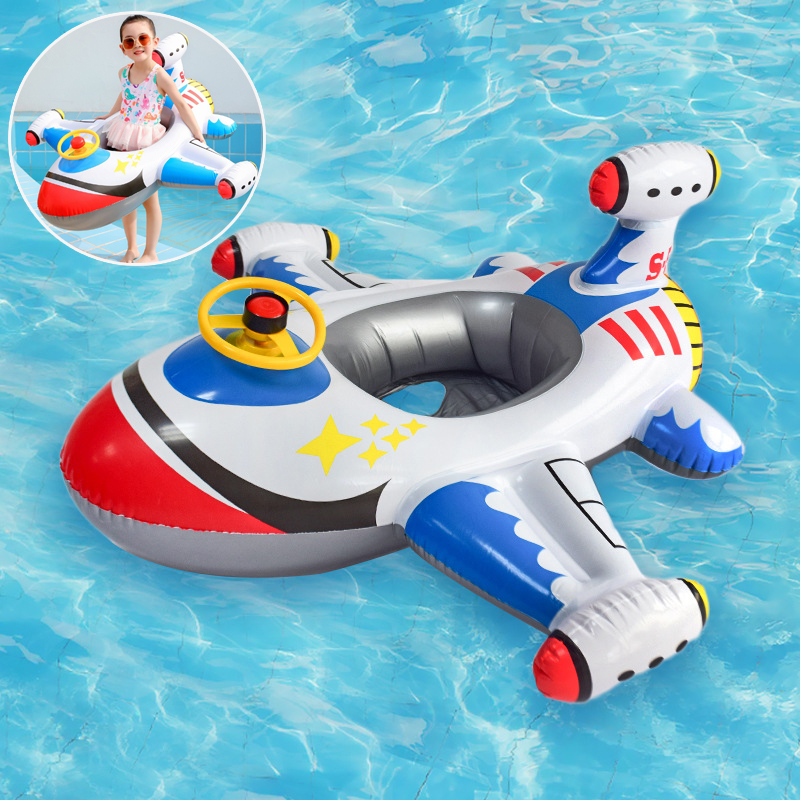 Baby Products For Summer - Flotador de avión circular para bebé,