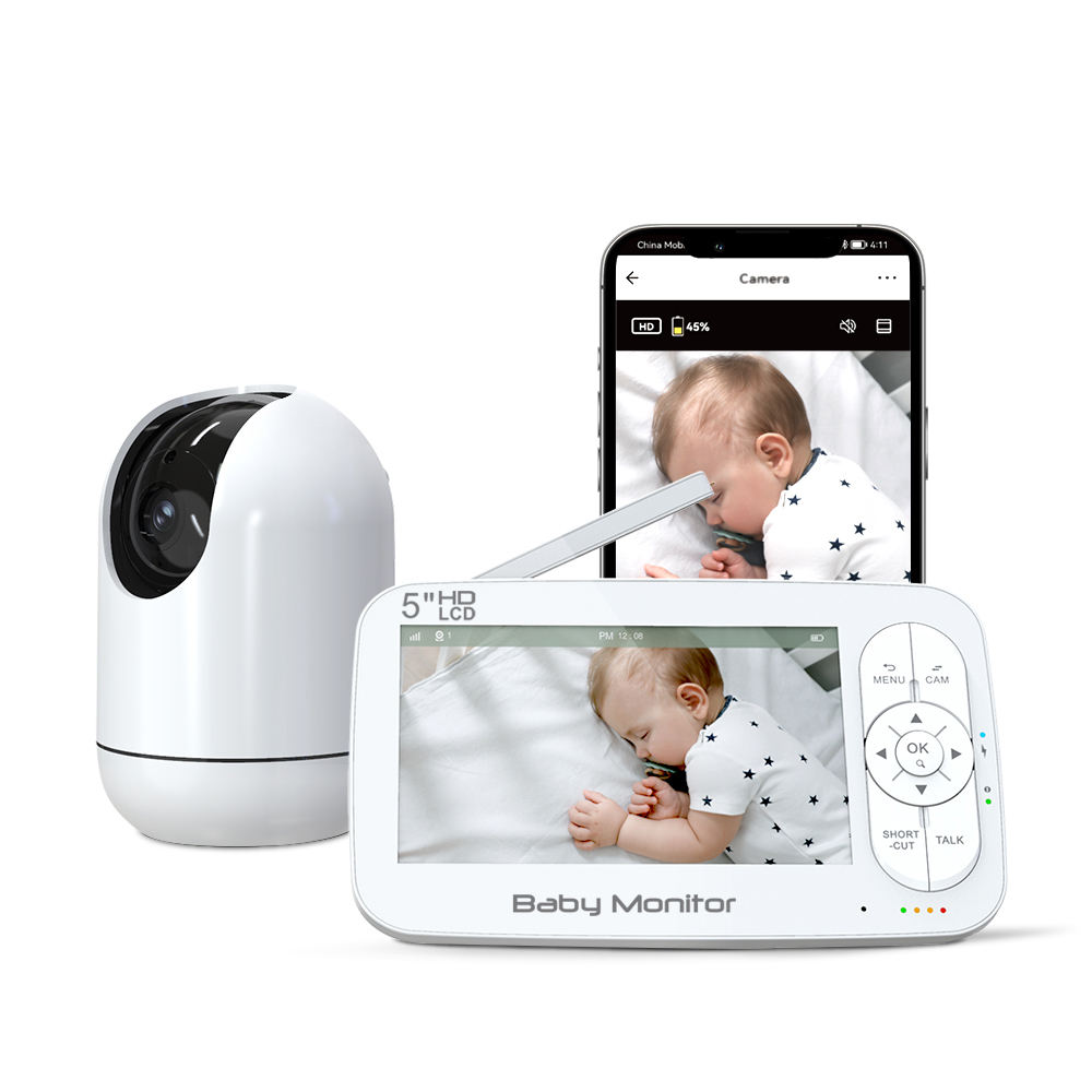 Baby Products Video - 5 pulgadas 2MP 1080P aplicación remota
