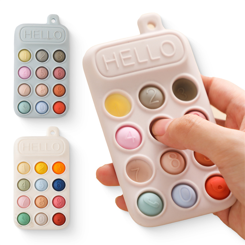 Baby Products Clicks - Juguete Mordedor de Silicona para Bebés