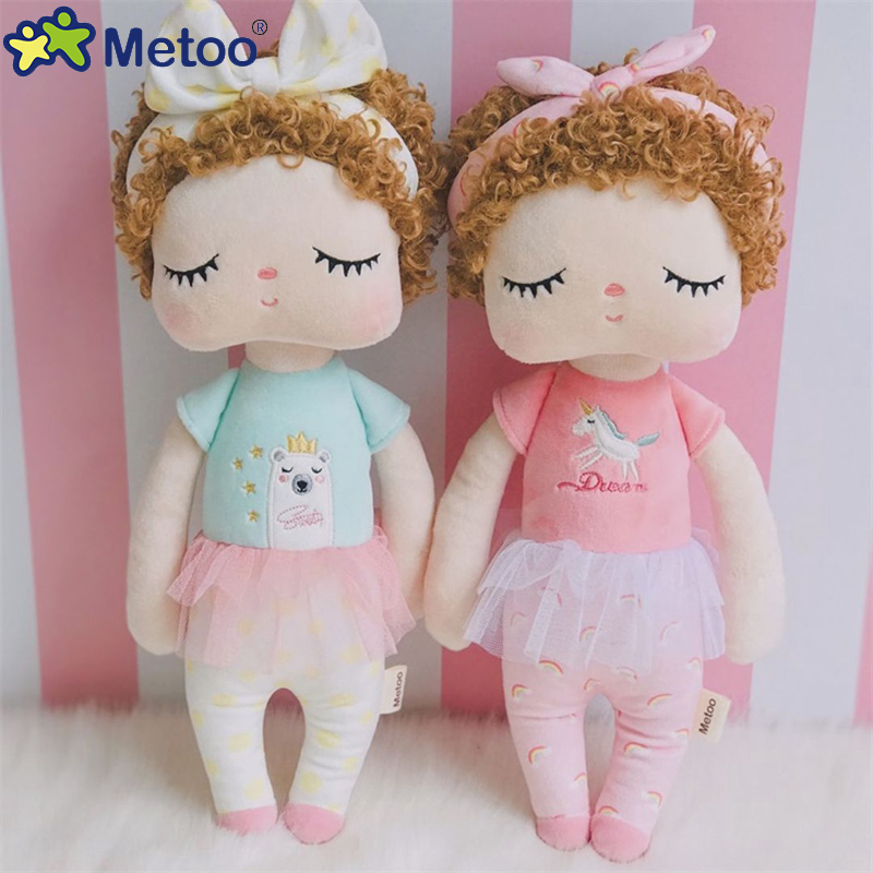 Baby Products For Curly Hair - Muñecas de peluche Metoo Angela suaves