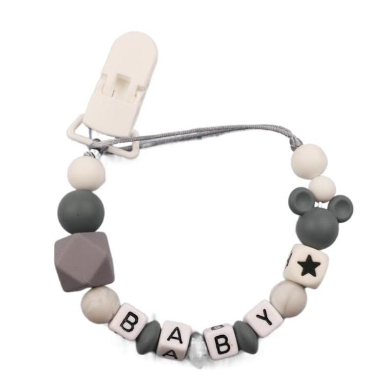 Baby Pacifier Clip - Clip de silicona para chupete con