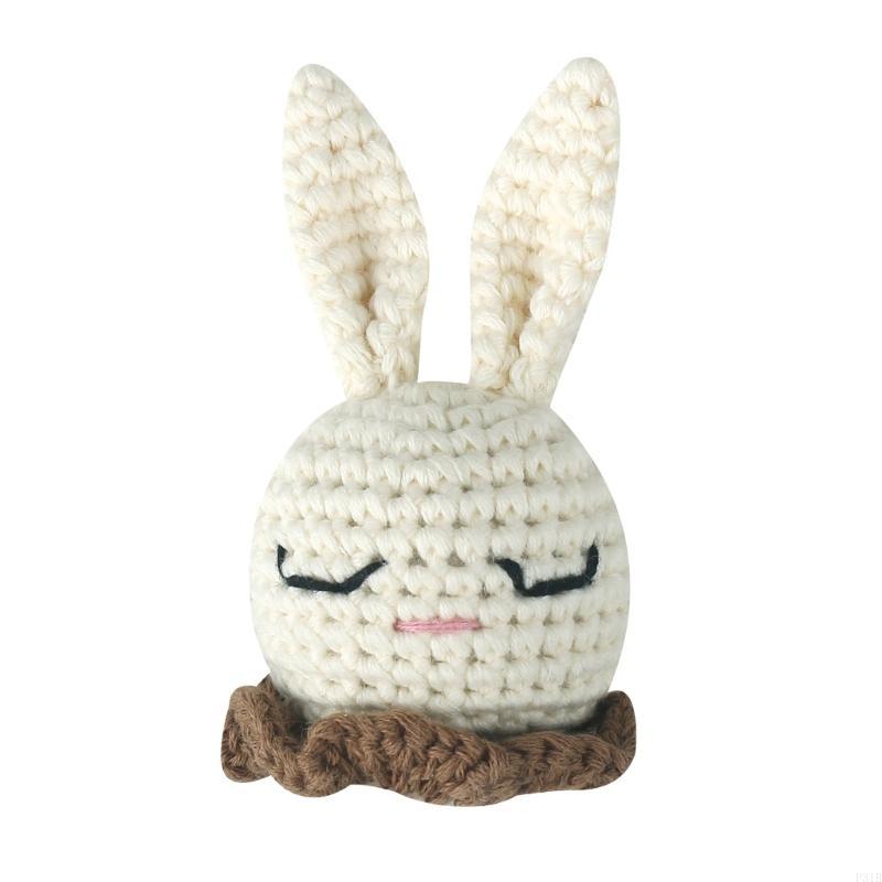 Baby Products Rabbit - Sonajero conejo juguete, cuentas ganchillo, Clip
