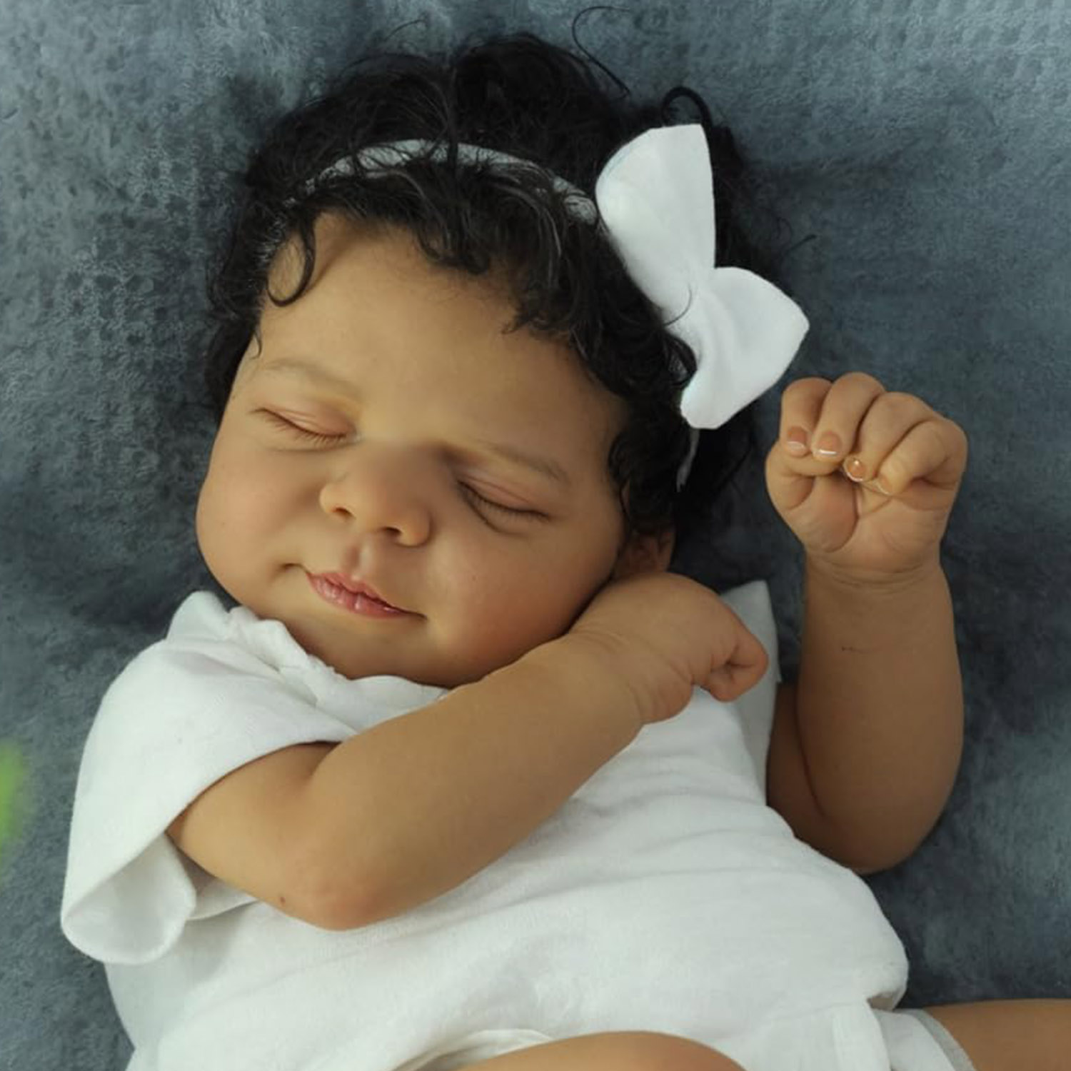 Baby Products For Curly Hair - Pascale piel oscura 19 pulgadas tela