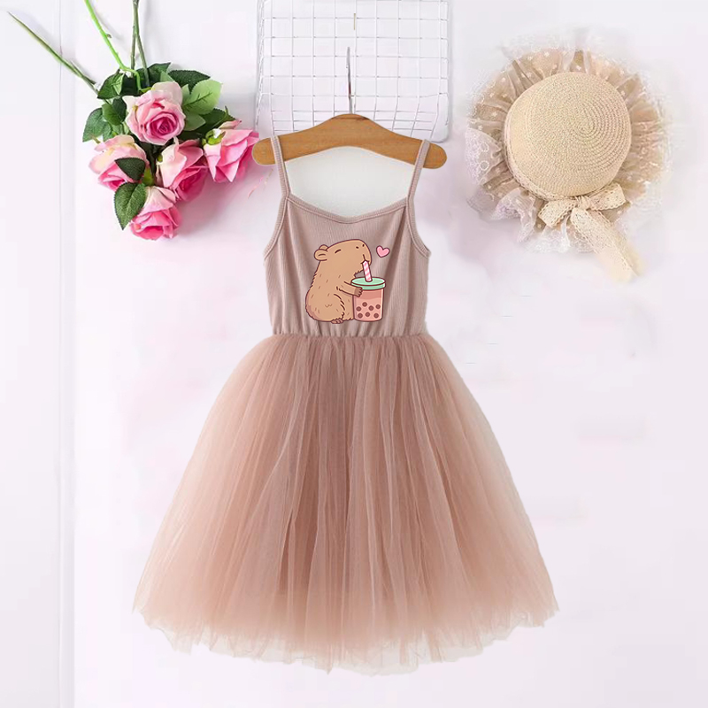 Baby Products For Summer - Vestidos Capybara para niñas con estampado
