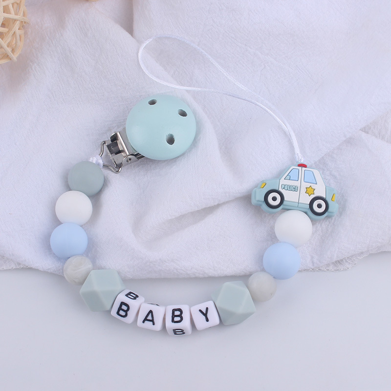 Baby Pacifier Clip - Clips para chupete con nombre personalizado
