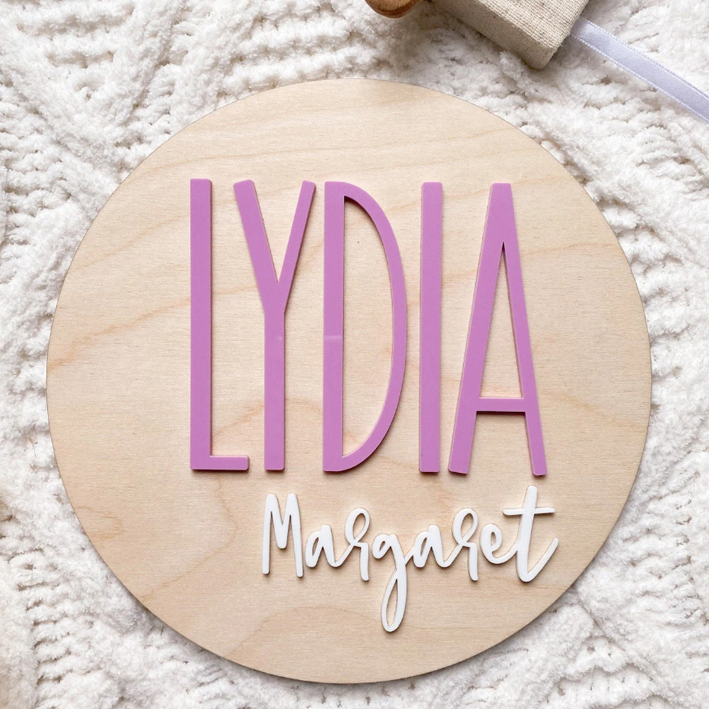 Placa de anuncio de nacimiento - Baby Products Decoration reseña y precio