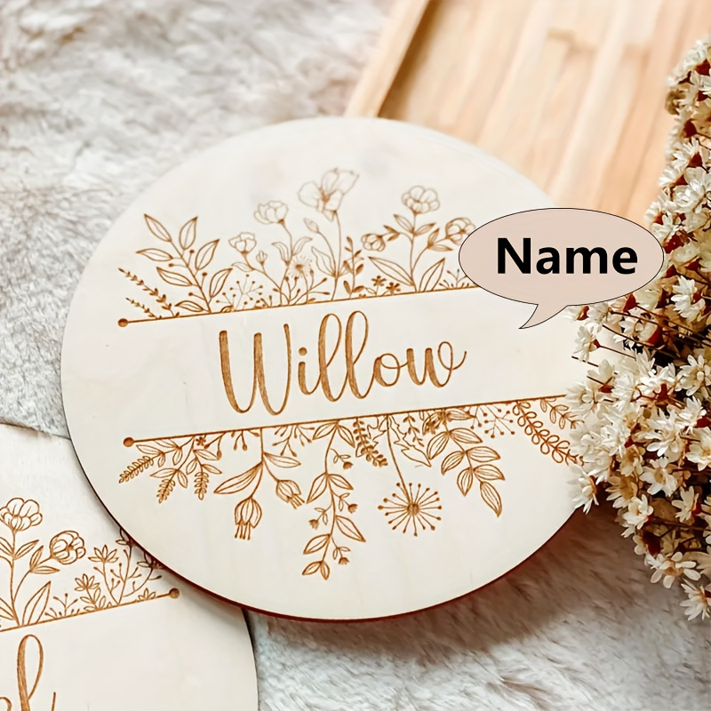 Placa con Nombre Grabado Flora - Baby Products Decoration reseña y precio