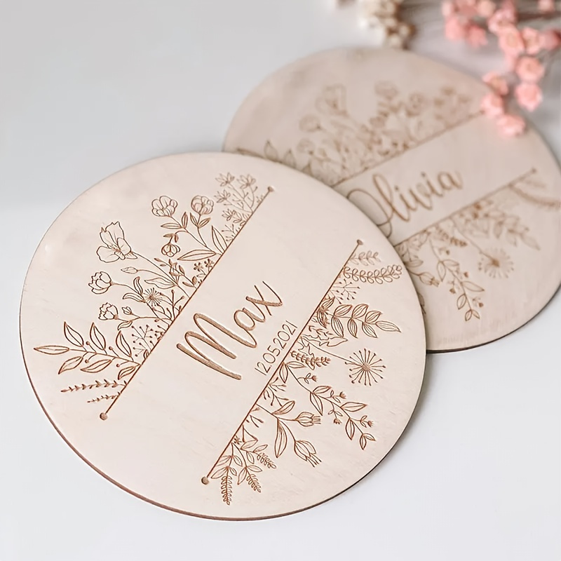 Placa con Nombre Grabado Flora - Baby Products Decoration reseña y precio