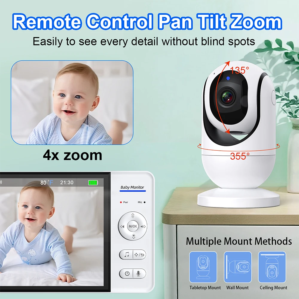 Monitor de vídeo para bebé de  - Baby Products Video reseña y precio