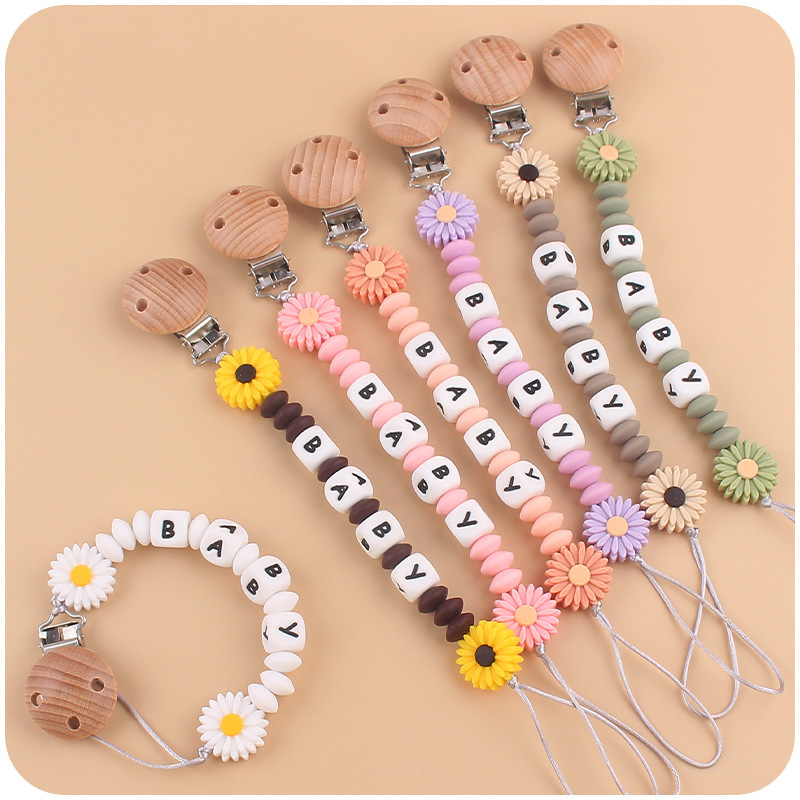 Clips para chupete con nombre  - Baby Pacifier Clip reseña y precio