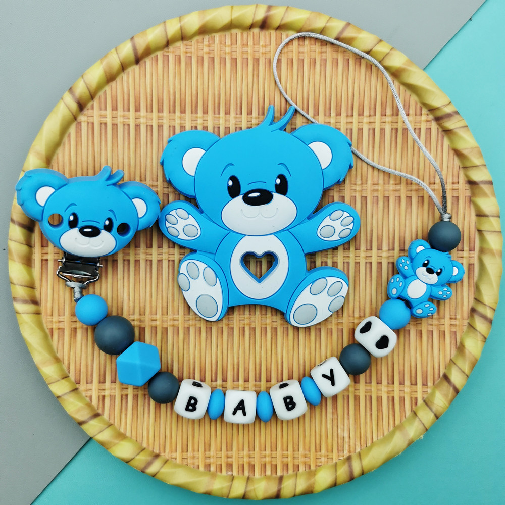 Personalizado inglés ruso sili - Baby Pacifier Clip reseña y precio