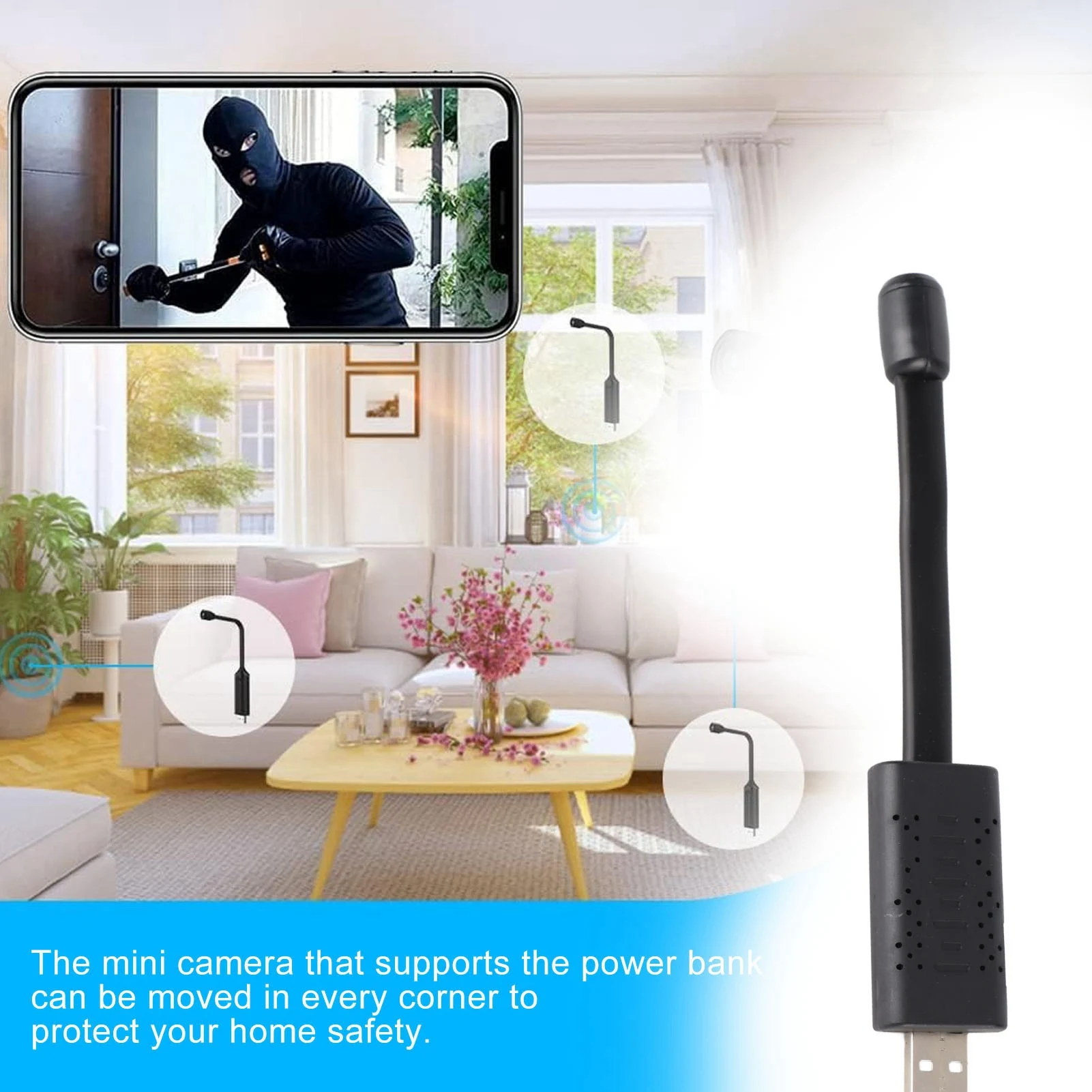Cámara de seguridad USB WiFi 1 - Baby Products Video reseña y precio