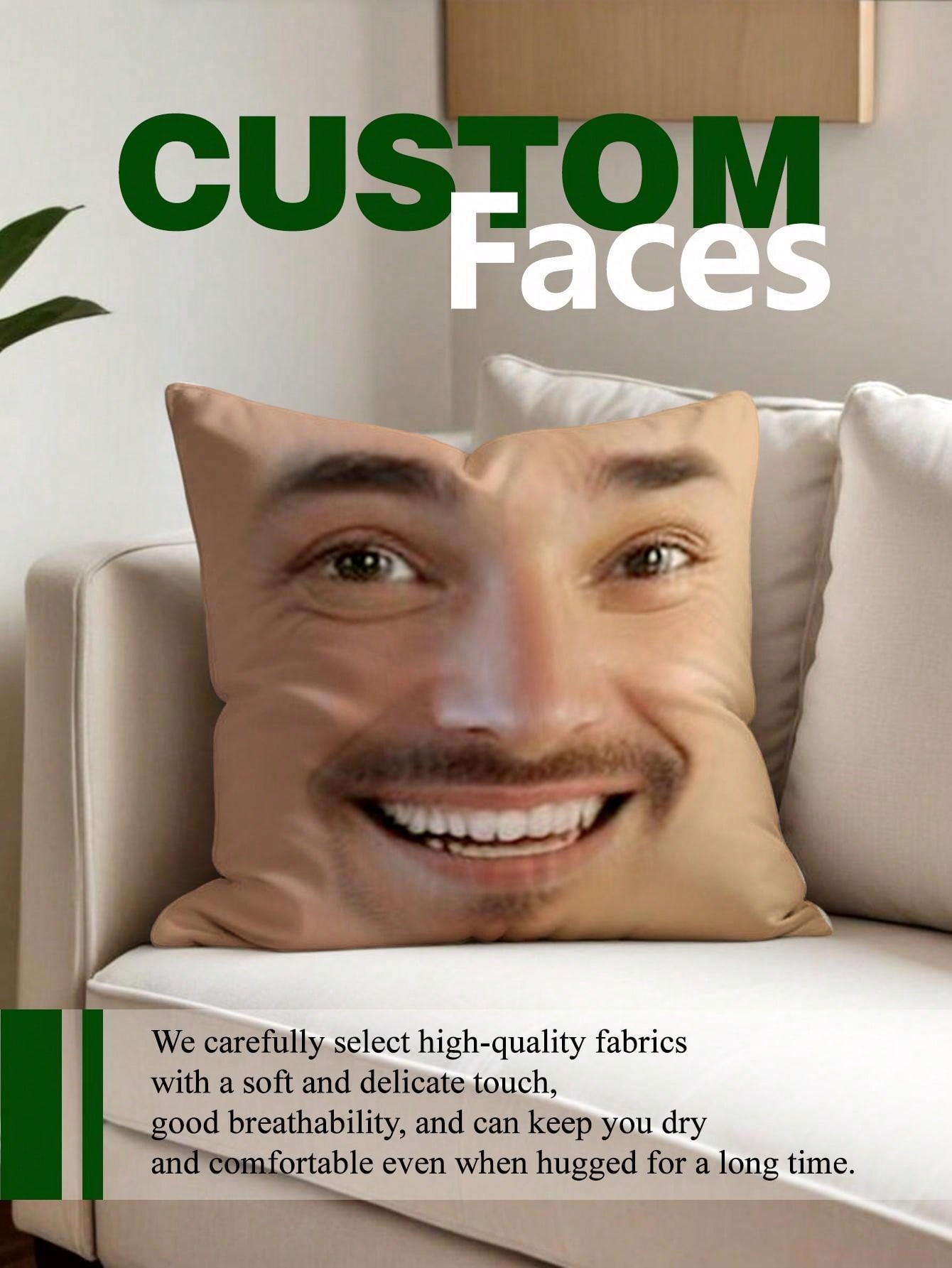 1 Almohada Cuadrada Personaliz - Baby Products Decoration reseña y precio