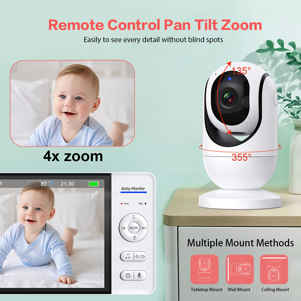 Monitor de vídeo para bebé, pa - Baby Products Video reseña y precio