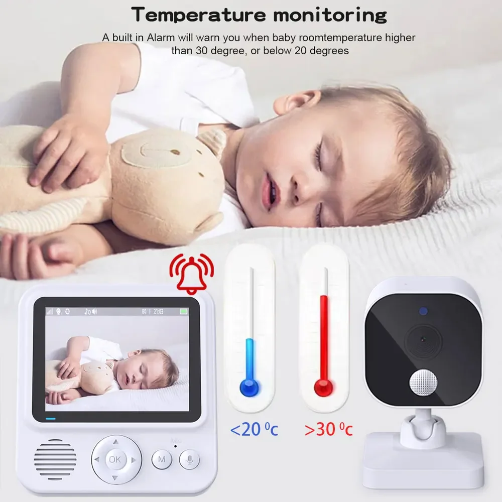 Monitor de Bebé Inalámbrico co - Baby Products Video reseña y precio