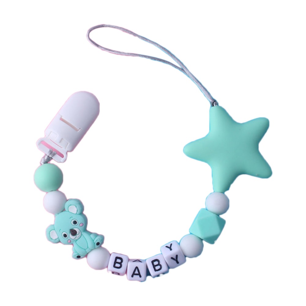 Cadena para Chupón de Bebé con - Baby Pacifier Clip reseña y precio