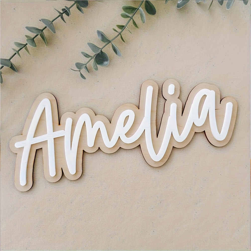 Placa de Madera Personalizable - Baby Products Decoration reseña y precio