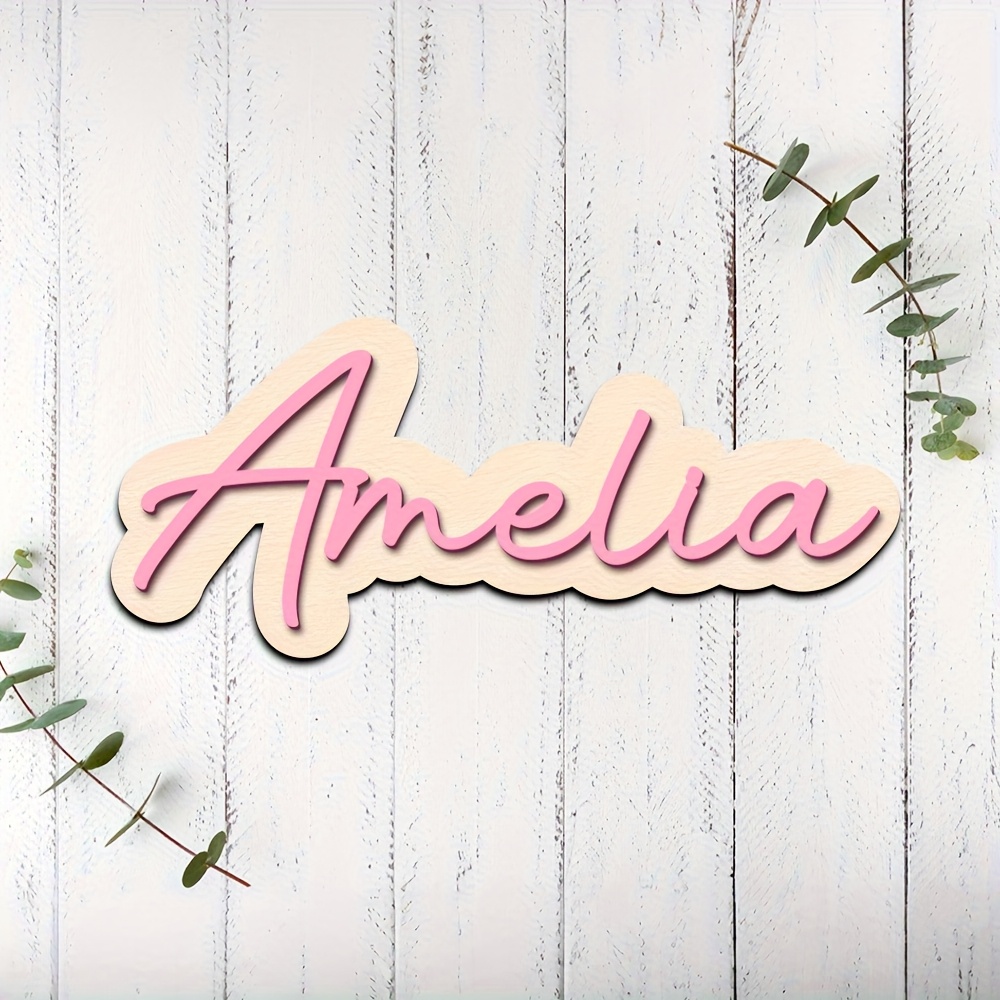 Placa de Madera Personalizable - Baby Products Decoration reseña y precio