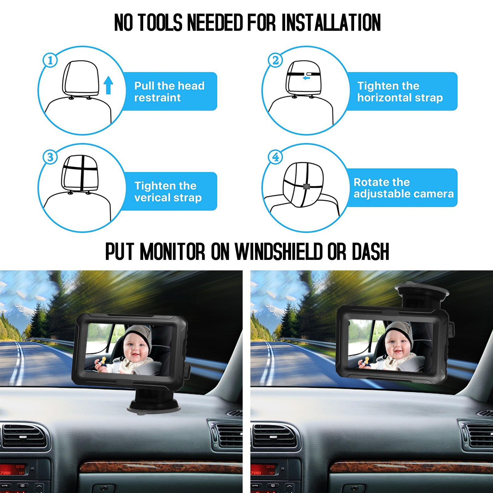 Espejo Retrovisor para Bebé co - Baby Products Video reseña y precio