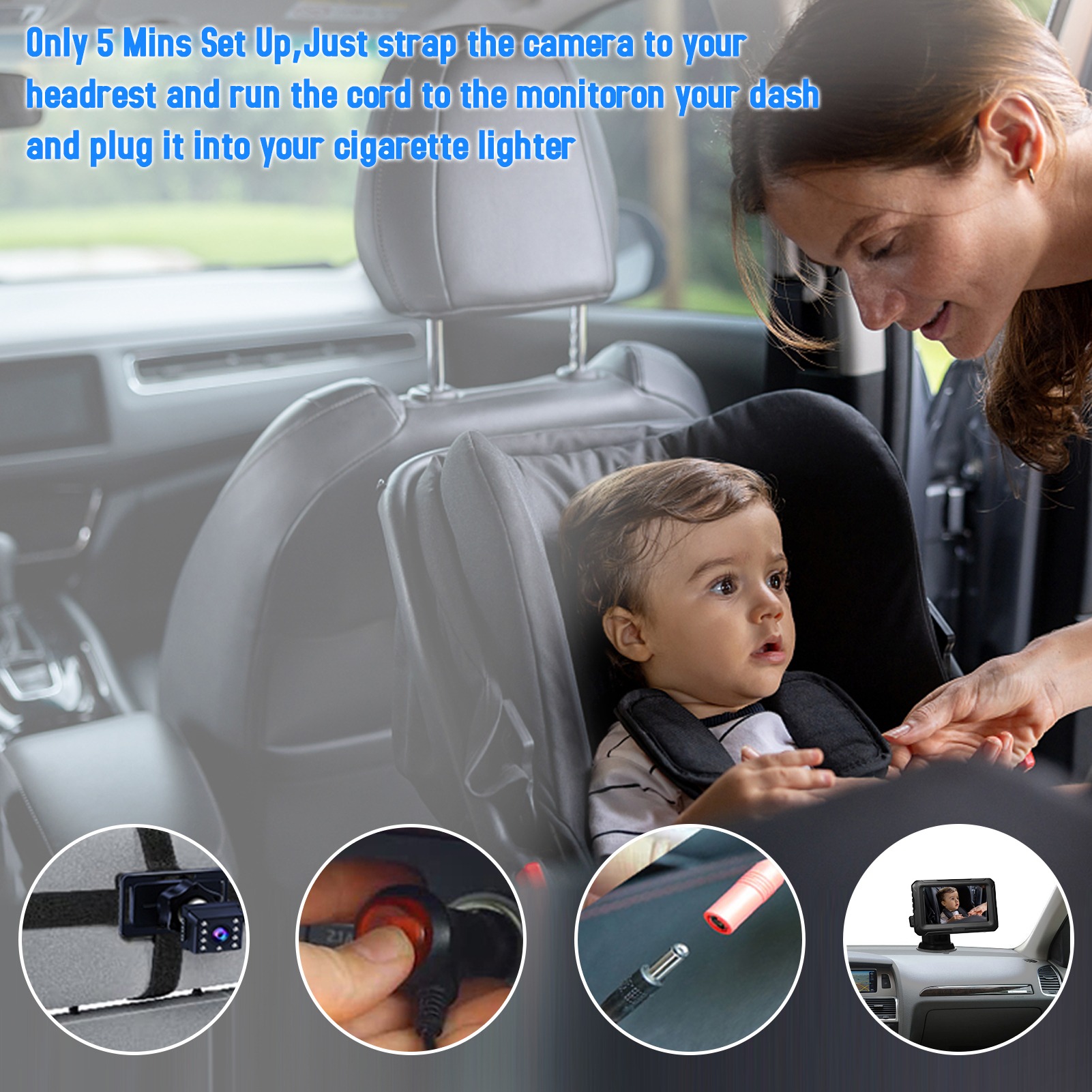 Espejo Retrovisor para Bebé co - Baby Products Video reseña y precio